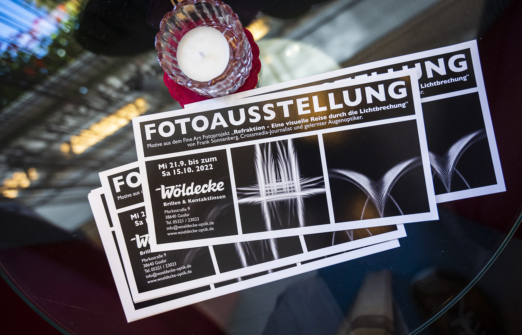 Fotoausstellung „Refraktion“ bei Wöldecke Optik in Goslar