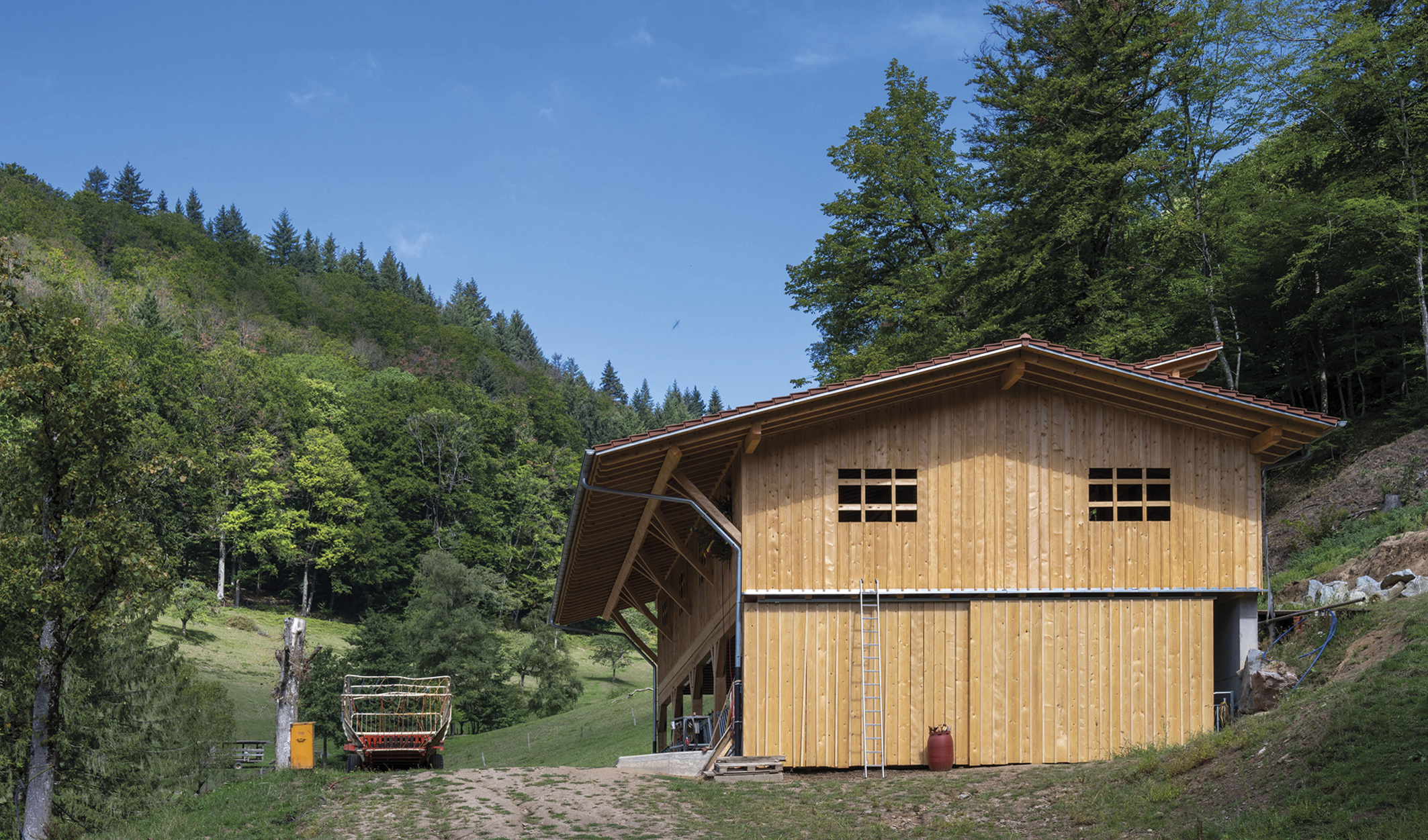 Projekt Offenlaufstall für den Oberen Schwärzenbachhof